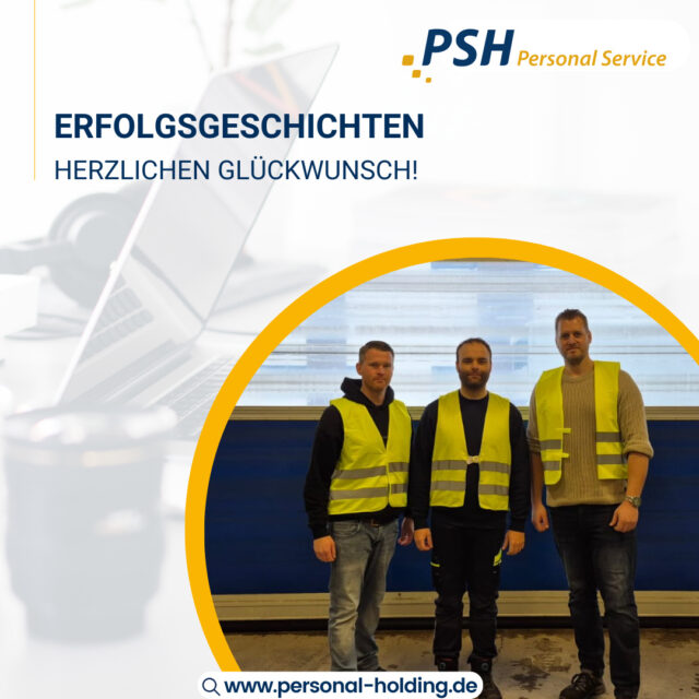 🤝 Erfolgreiche Zusammenarbeit, die weitergeht!⁠
⁠
Seit einem Jahr arbeiten wir erfolgreich mit der Stührenberg Logistik Aeropark GmbH in Varel zusammen.⁠
⁠
Sascha, Fachkraft für Lagerlogistik, wurde vom Kunden übernommen und übernimmt ab sofort die Position des Verlademeisters.⁠
⁠
Solche Entwicklungen zeigen, wie wertvoll eine gute Zusammenarbeit zwischen Unternehmen, Mitarbeitenden und Personaldienstleistung sein kann, wenn alle an einem Strang ziehen. 💛⁠
⁠
Wir wünschen Sascha viel Erfolg und Freude in seiner neuen Aufgabe⁠
und bedanken uns bei Stührenberg Logistik für das Vertrauen und die partnerschaftliche Zusammenarbeit. 😁⁠
⁠
#PSH #TeamPSH #personaldienstleistung #happiness #team #business #hr #psh #worklife #careergoals #jobs #work #office #hiring #Karriere #Chancen
