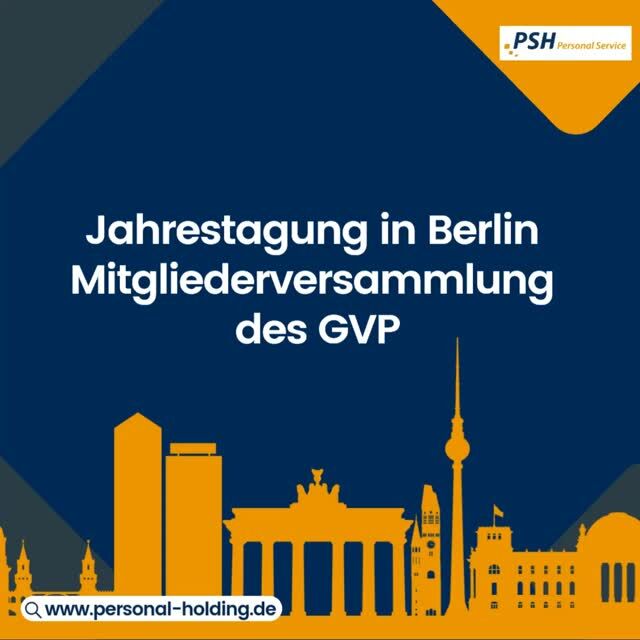 Rückblick auf die GVP-Jahrestagung in Berlin! 🚀⁠
⁠
Letzte Woche war unser Geschäftsführer Thomas gemeinsam mit unserem Kollegen Markus vor Ort in der Hauptstadt. Ein Tag voller spannender Impulse, wichtiger Branchen-Insights und intensivem Networking rund um die Zukunft der Personaldienstleistung und Zeitarbeit.💬⁠
⁠
Für uns als PSH steht fest: Wir nehmen jede Menge frischen Input und neue Ideen mit, um unsere Partner und Kandidaten weiterhin bestmöglich zu unterstützen. 💼✨⁠
⁠
Schön war's, Berlin! Auf ein erfolgreiches Umsetzen der neuen Impulse.🤝⁠
⁠
#GVPJahrestagung#PSH#Personaldienstleistung#Zeitarbeit#Berlin2026#Networking#Personalmanagement#TeamPSH#BranchenUpdate