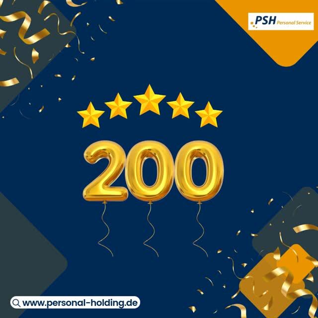 🎯 200er-Marke geknackt!⁠ PSH Koblenz⁠
⁠
200 Google-Bewertungen in nur 1,5 Jahren – das ist der Wahnsinn! 🤯⁠
⁠
Wir sagen von Herzen DANKE an alle, die uns bewertet und ihr Vertrauen geschenkt haben. 💛⁠
Euer Feedback ist unser täglicher Antrieb, immer das Beste zu geben. ✨️⁠
⁠
Persönlich. Sympathisch. Handlungsstark. Gemeinsam mit euch knacken wir auch die nächsten Ziele! 🚀⁠
⁠
Warst du auch schon bei uns oder an einem unserer anderen Standorten und bist zufrieden? Wir freuen uns über deine Bewertung!⭐️⭐️⭐️⭐️⭐️⁠
⁠
#200#PSHKoblenz#GoogleReview#Danke#PositivesFeedback#PersonalService#Persönlich#Sympathisch#Handlungsstark
